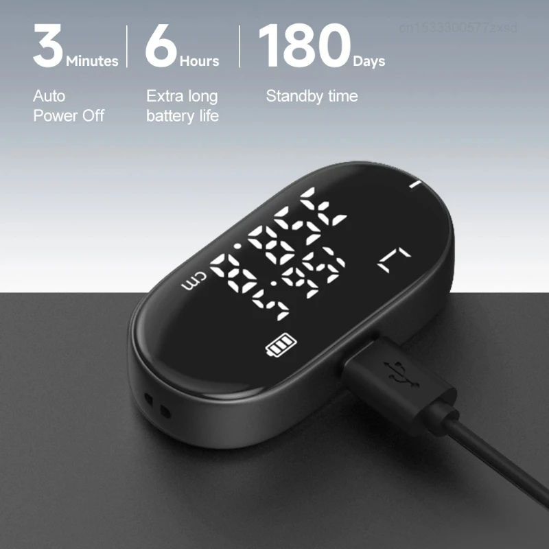 Xiaomi DUKA ATuMan Q2 Mini Electronic Ruler Digital Wheel Tape Measure High Accuracy Type-C Rechargeable Measuring Portable Tool