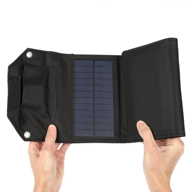4-Fold / 5-Fold / 6-Fold Foldable Solar Panel 5V USB Waterproof Portable Charger for Phone Power Bank Outdoor Camping