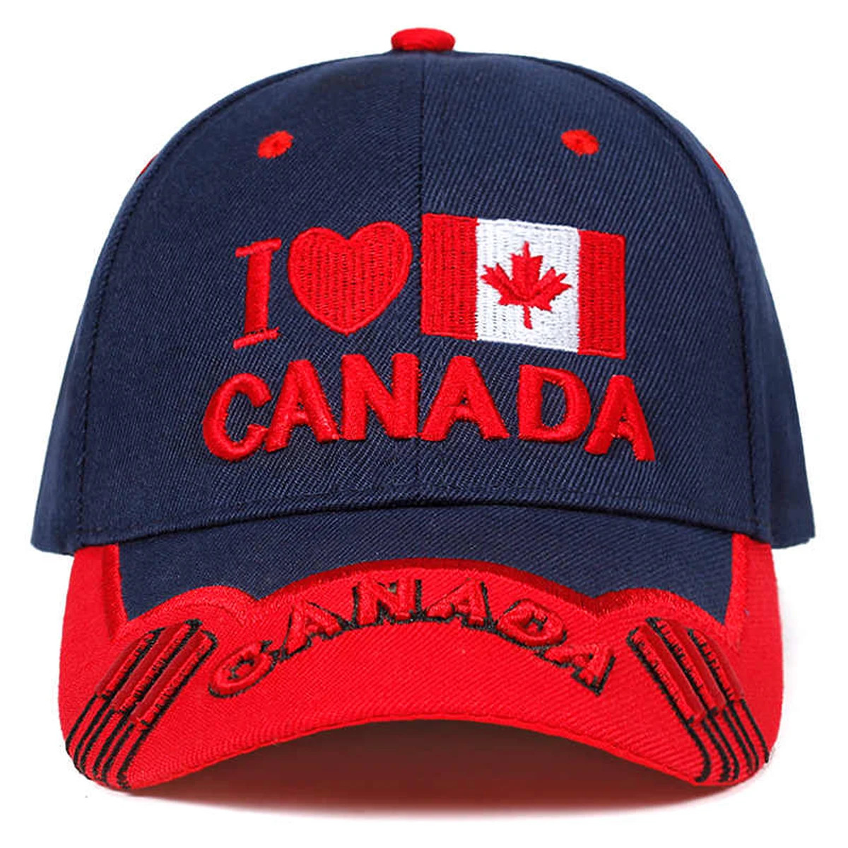 Unisex CANADA Embroidery Baseball Caps Spring Autumn Outdoor Adjustable Casual Hats Sunscreen Hat