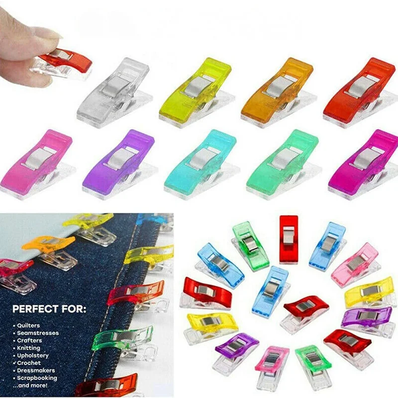 Plastic Craft Multipurpose Sewing Clips Quilting Crocheting Knitting Safety Clips Sewing Clamps Sewing Binding Clip Sewing Tools