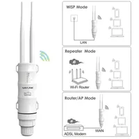 WAVLINK AC600 Wireless WIFI Repeater High Power Outdoor WIFI Router/Access Point/CPE Dual Dand 2.4G/5Ghz 12dBi Antenna POE