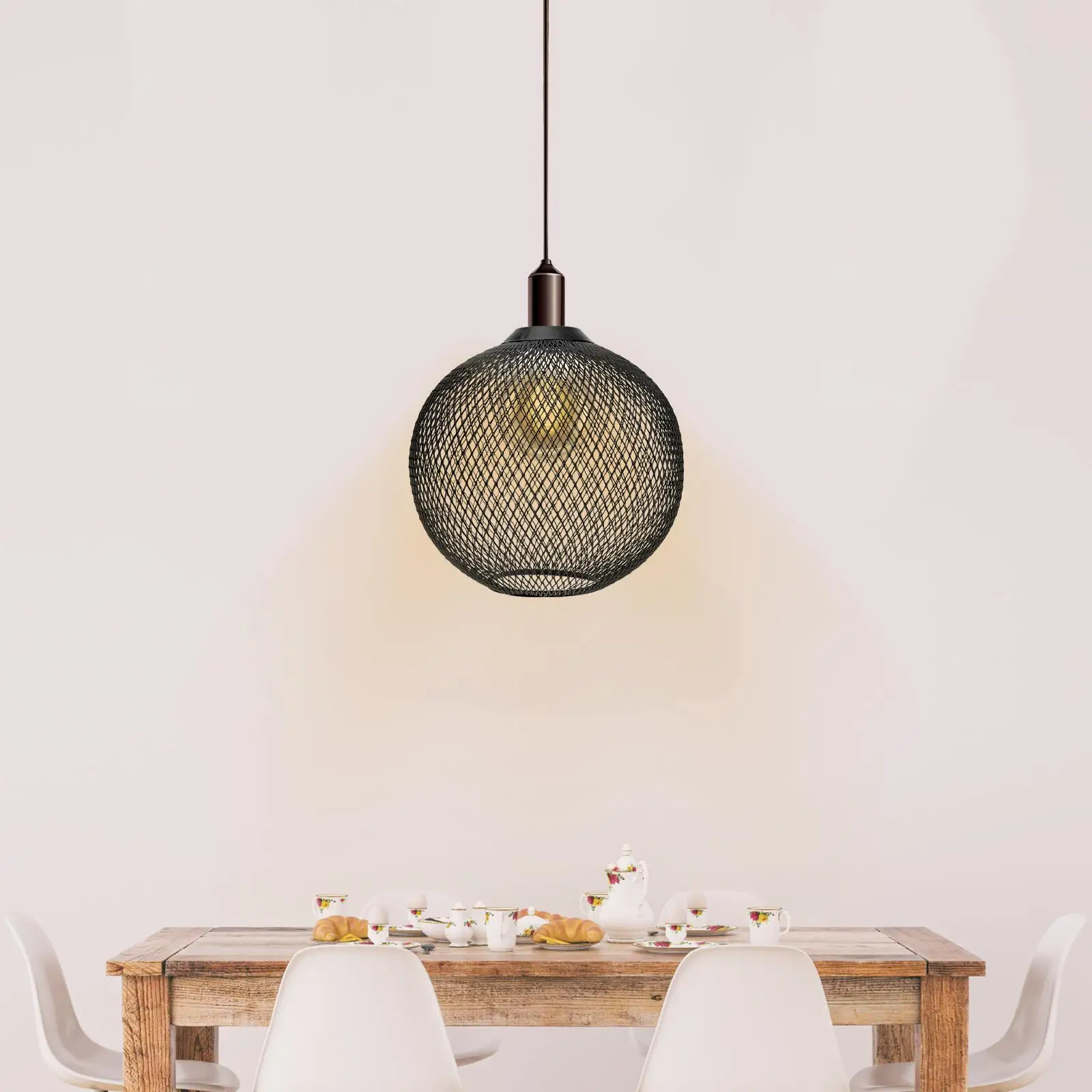 Impact-resistant Pendant Lamp With Non-deformable Structure Pendant Lights Metal Lamp Shade