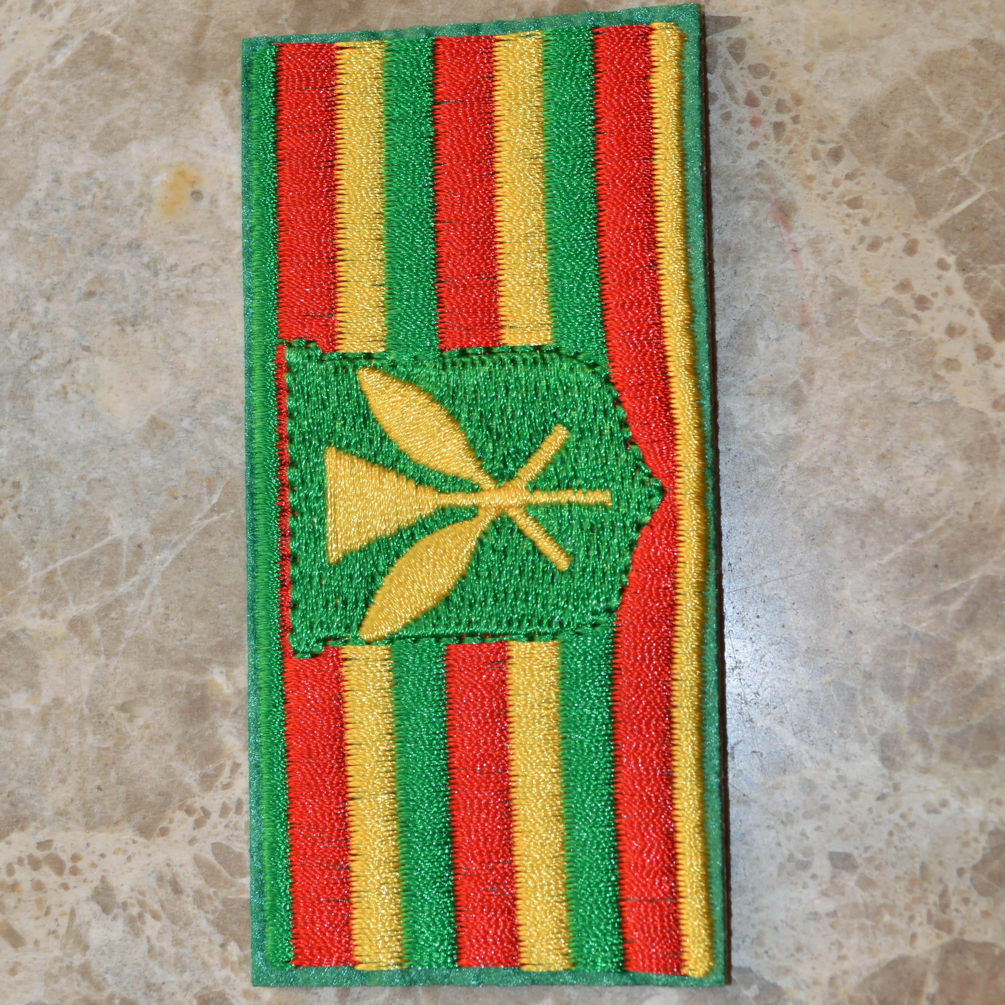 Hawaii Flag US USA State Iron on patch(≈ 9.1 * 4.6 cm)