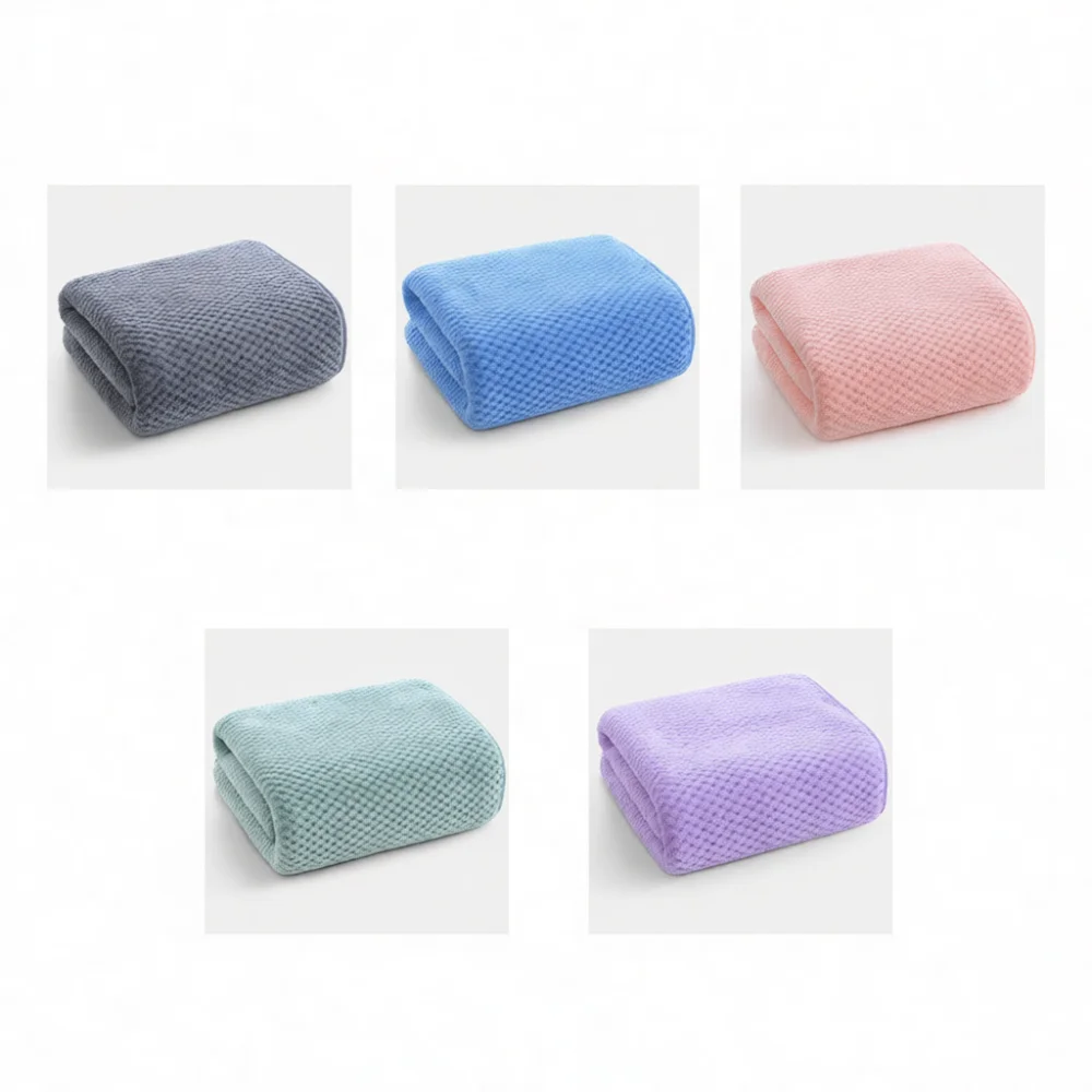 Oversized Coral Fleece Bath Towel Soft Quick Dry Water Absorbent Shower Wrap Comfortable Beach Blanket Breathable Fabric Tool