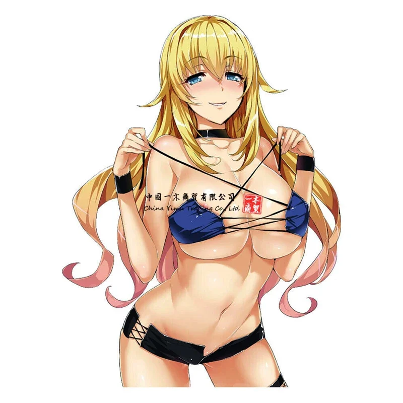 sexy blonde blue bikini