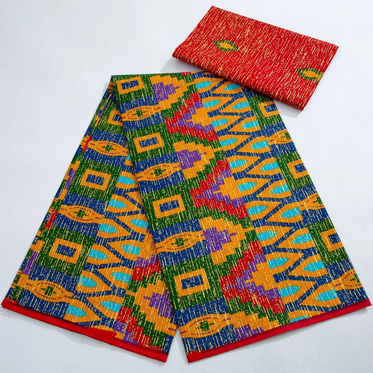 Guaranteed Veritable Nigeria Ankara Wax Fabric African Real Wax Fabric 100%Cotton Gold Print Kente High Quality Soft Pagne Dress