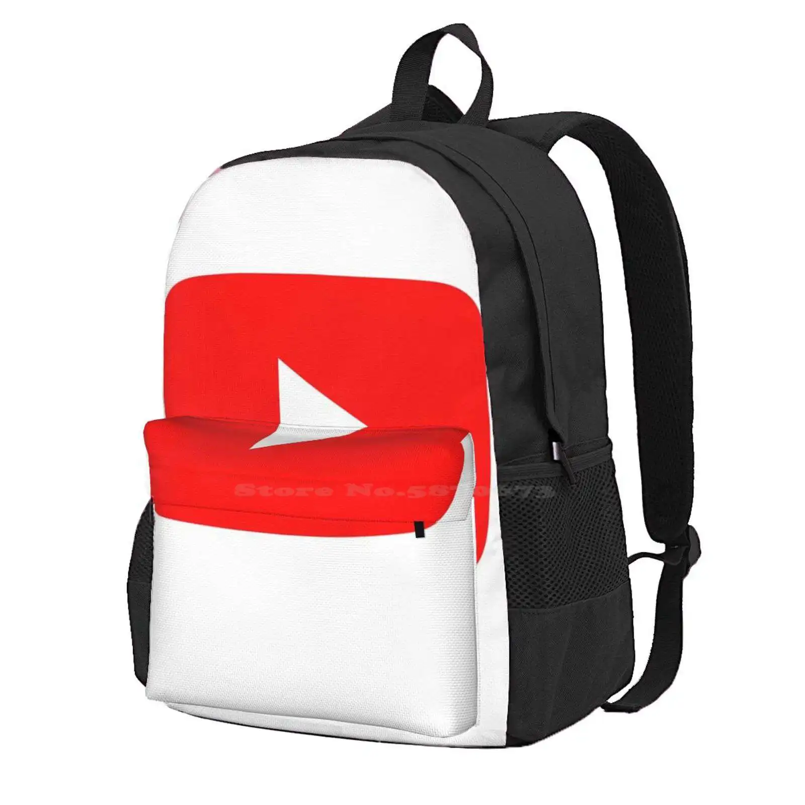 Youtube Logo Hot Sale Schoolbag Backpack Fashion Bags By Janya Bhasin