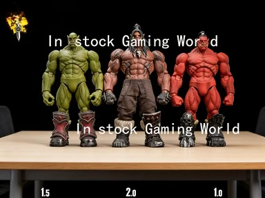 

В наличии: Коллекционная фигурка-модель оркского воина-воеводы Hellscream Tribe War Song 1/10, подвижная экшн-фигурка, подарок