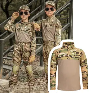 Conjunto de roupa fashion camuflada