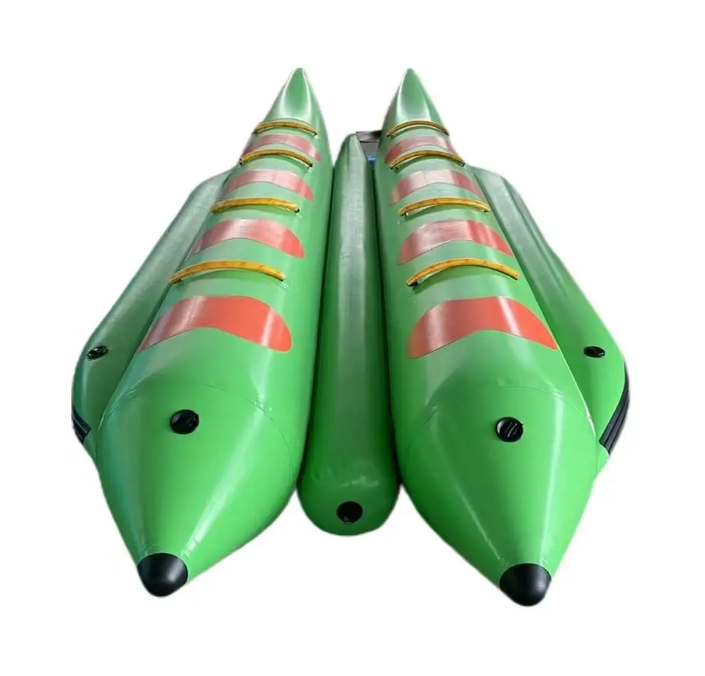 Factory Direct Sale Double Tube Banana Boat Inflatable Towable Boat For Summer Water Sport
