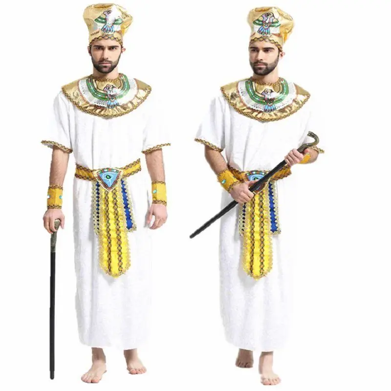 

Этнический костюм на Хэллоуин для взрослых и мужчин, одежда Nile King, детская одежда принцессы, традиционная национальная одежда, M Fem Ver...