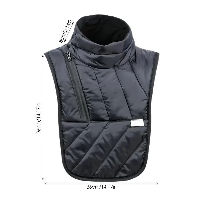 Motorcycle Neck Warmer Waterproof Winter Extended Scarf Neck Warmer Thicken Fleece Bib Neck Scarf Ski Motorcycling Riding Sports