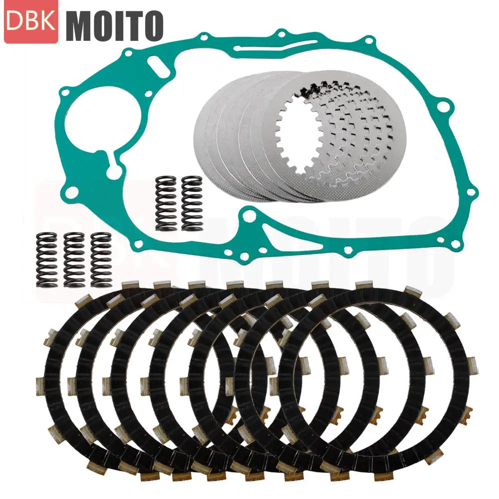 Motorcycle Clutch Kit For Yamaha V Star 650 XVS650 1998-2016 Clutch Friction Plates Heavy Duty Springs Cover Gasket