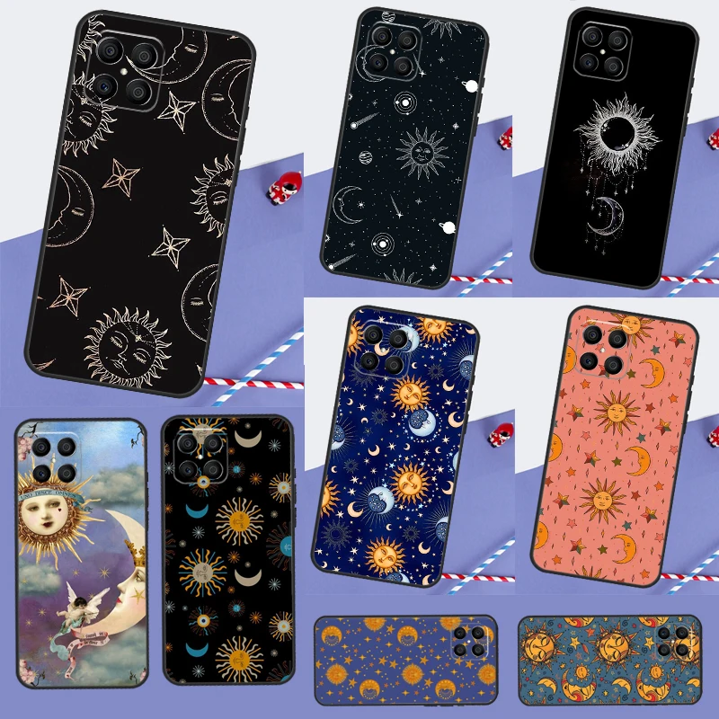 الشمس والقمر ستار لهواوي نوفا 7i 8i 11i 12i 12s 9 10 SE Y91 Y90 Y60 Y70 Y72 Y61 P30 P40 Lite P60 Pro #1