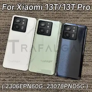 Bilashmart Battery Back Cover Xiaomi 13T 13T Pro Rear Housing Door Glass Panel Case Replacement 2306EPN60G 23078PND5G