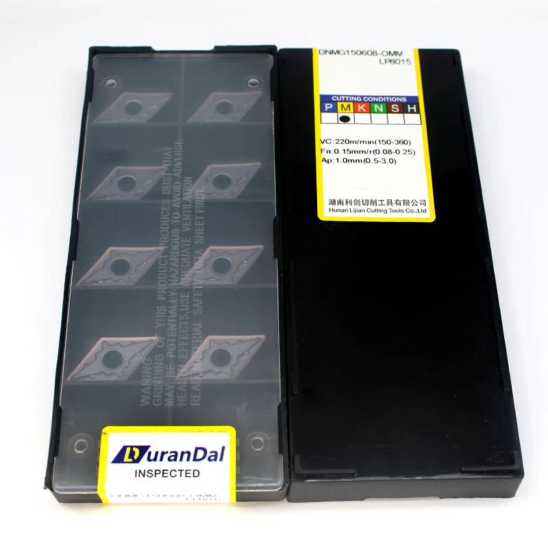 Imagem -06 - Inserções de Carboneto Lâmina de Torneamento Externa Ferramentas de Torno Cnc Aço Inoxidável 10 Pcs Dnmg150408 ma Lp8015