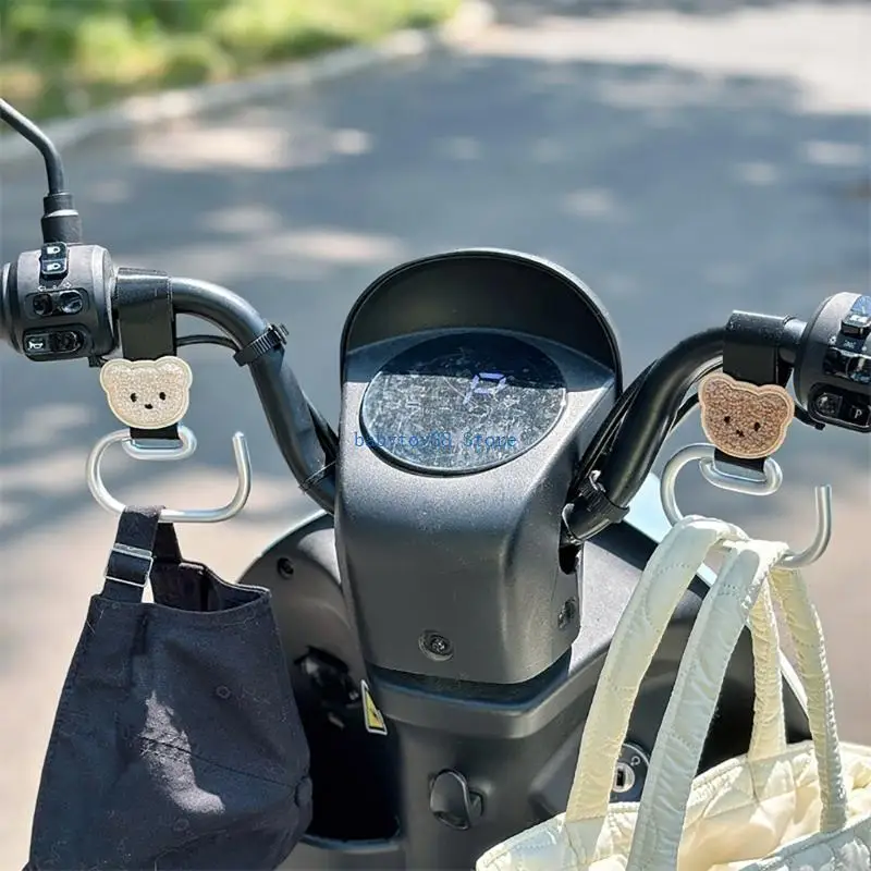 

Y4UD Baby Pram Electric Scooter Hook Strong Aluminum Hangers Easy Installation