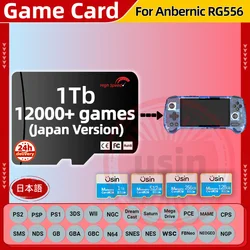 Game TF Card For Anbernic RG556 RG406V Retro JAPAN Games PS2 PSP PS1 Memory portable Handheld Gaming SD Card Plug&play 1TB 512G
