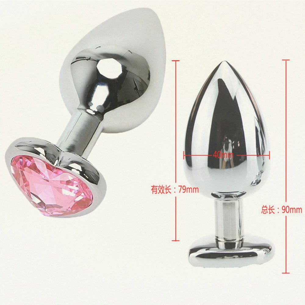 الإدراج بأعقاب القلب المكونات للرجال الفولاذ المقاوم للصدأ ألعاب جنسية للرجال Cul هزاز خاص بالسيدات لايف Sexitoys الأسرة الحميمة #2