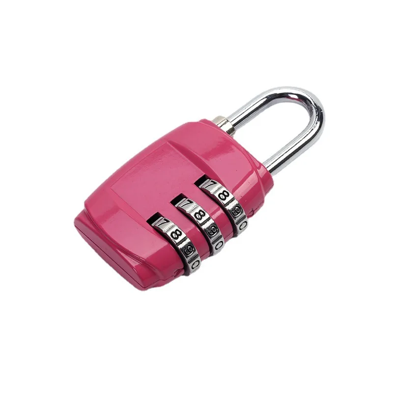 3 Digits Portable Mini Lock Padlock Safe Combination Code Lock Padlock for Luggage Zipper Backpack Travel Luggage Anti-theft