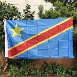 Z-ONE FLAG  Congo Democratic Republic of the Congo flag 3x5 ft 90X150cm polyester hanging  Indoor Outdoor Decoration banner