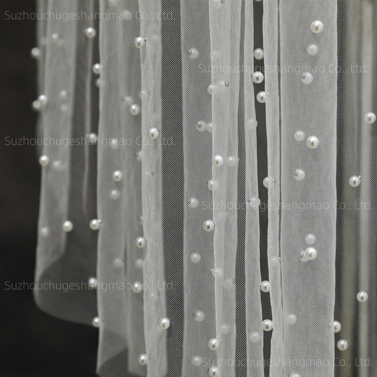 Romantic Bridal Wedding Veil One-Layer Pearl Veil One Layer With Comb Short And Sweet Pearl Veil In Stock