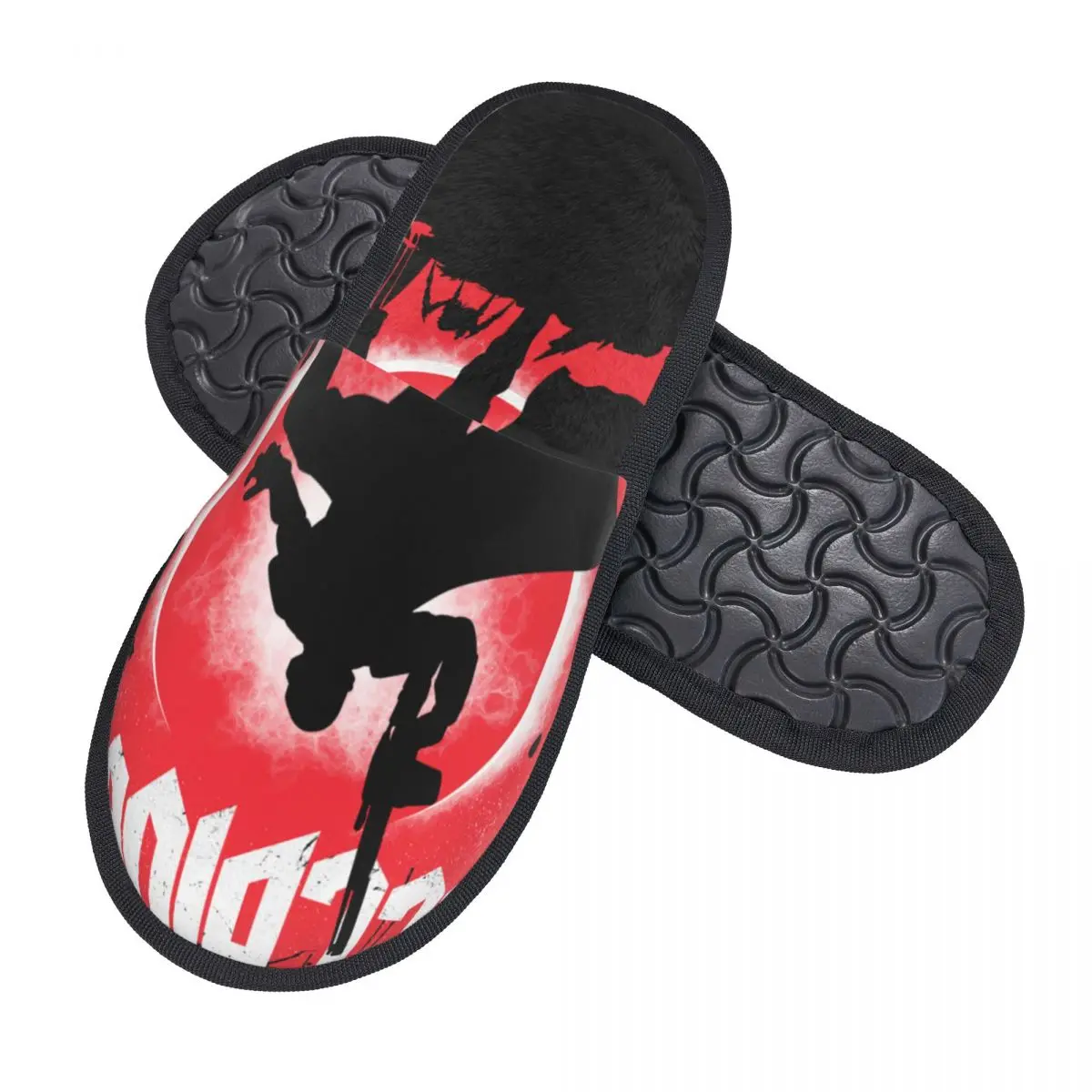 Custom H-Helldivers Video Game Soft Scuff With Memory Foam Slippers Women Bedroom House Shoes