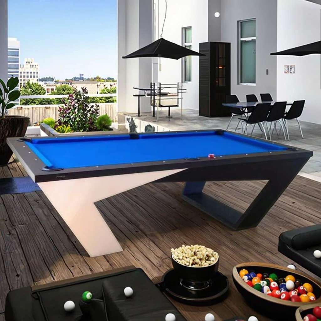 مجموعة طاولة فاخرة لحمام السباحة والتنس مخصصة OEM ODM لغرفة الألعاب وغرفة الطعام والمكتب والترفيه ومنزل العطلات #3