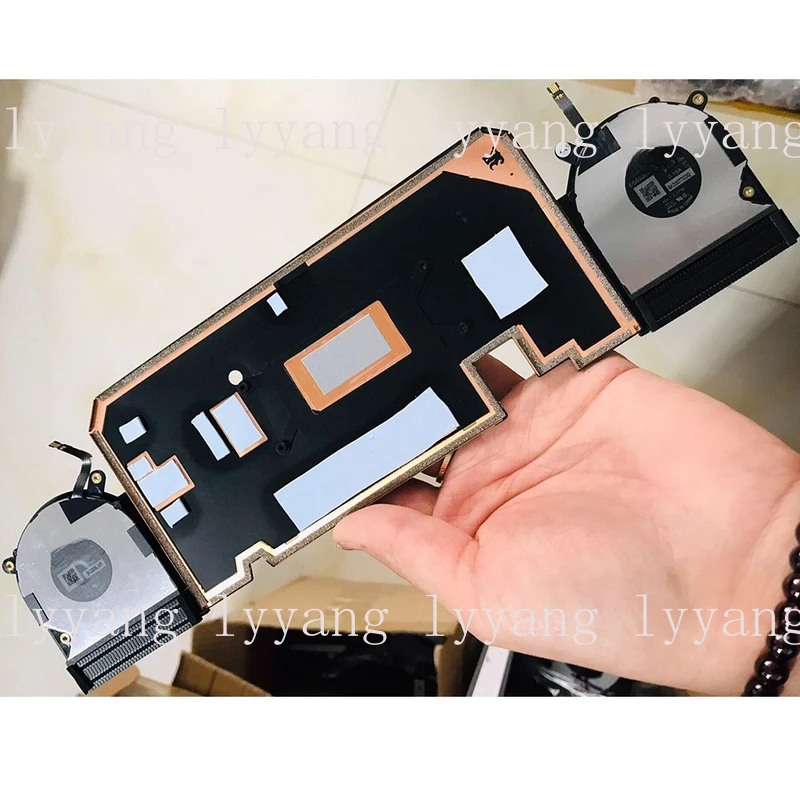 f  For DELL XPS 13 7390 CPU GPU Graphics Cooling Fan Heatsink 0VDFK8