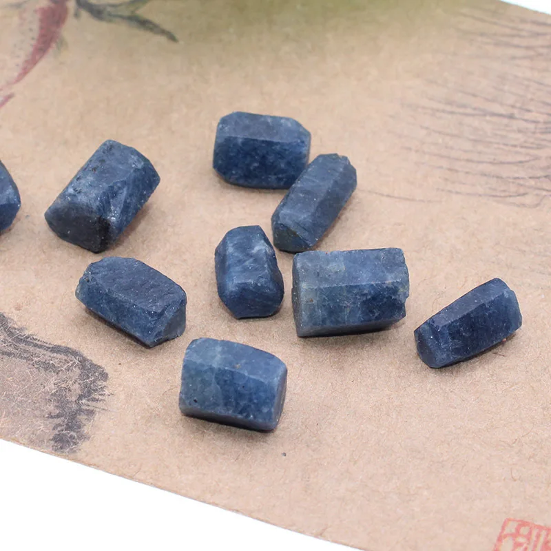 Natural Blue Corundum Rough Crystal Sapphire