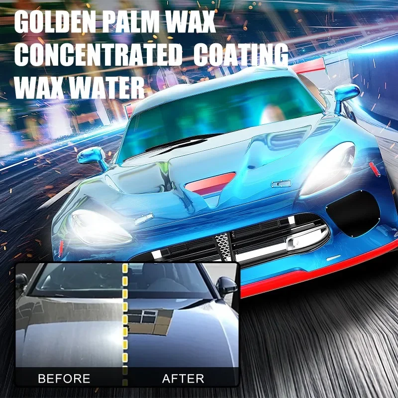 Golden Brown Wax Concentrated Coating Wax Water Foam Cleaner Special Decontamination Coating Car Washing Water Car Non Corrosive