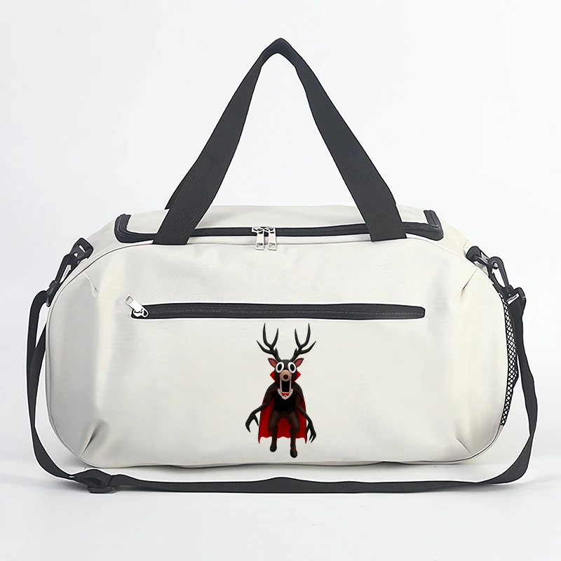 숲속의 99 밤 여행 가방 대용량 휴대용 여행 가방 패션 만화 애니메이션 인쇄 어깨 가방 생일 선물