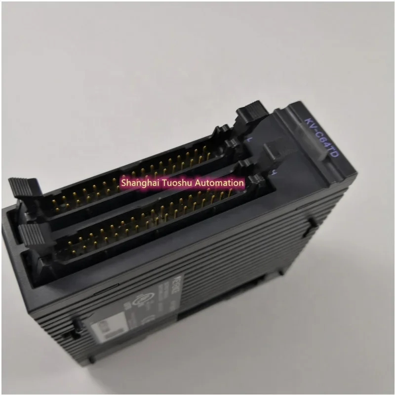 Keyence KV-C64TD PLC 64-punts connector MOSFET (gootsteen) met overstroombeveiliging