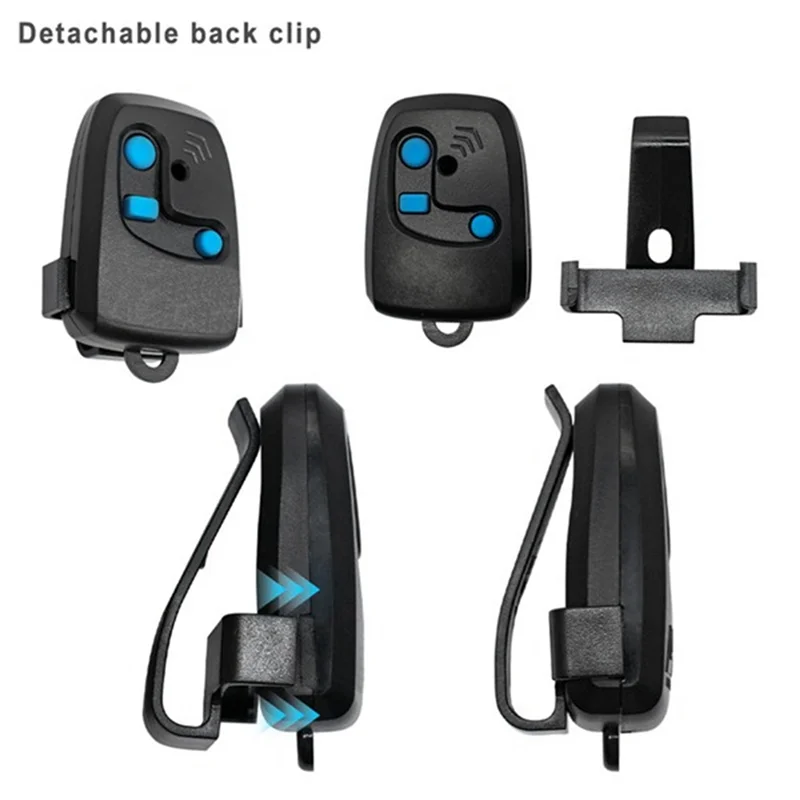 -BOFF abridor de puerta de garaje Control remoto 2 uds Set para PECCININ 433Mhz código rodante 3 botones transmisor duplicador