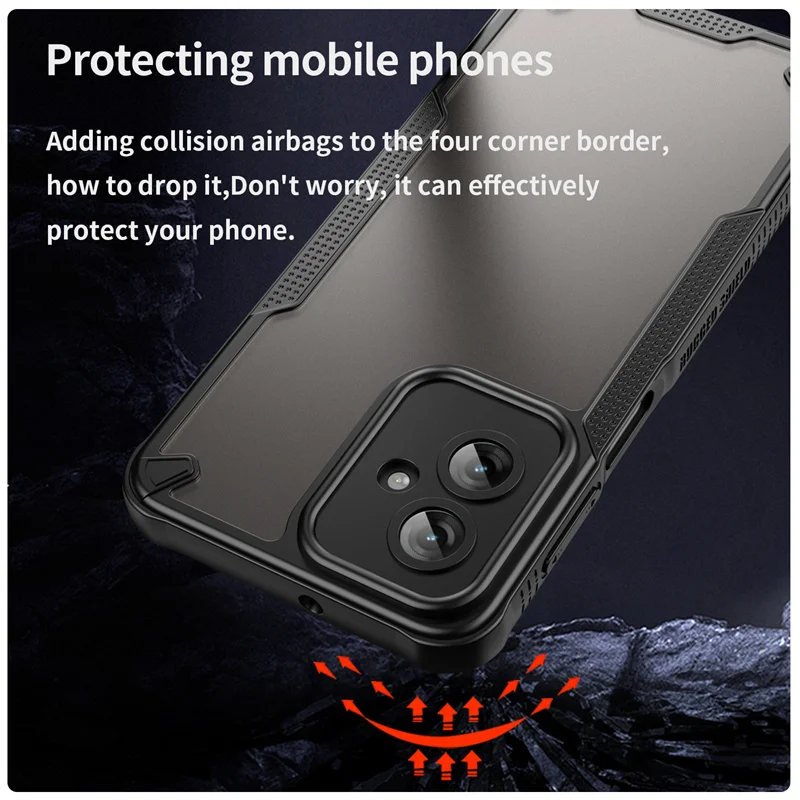 Hybrid Rugged Protective Cover For Motorola Moto G35 G55 G75 5G Case Shockproof Coque Fundas Capa