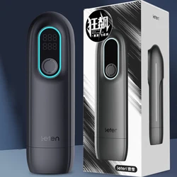 Masturbador masculino automático, máquina de mamada telescópica, copa de masturbación con calefacción, vagina Real, juguete sexual de bolsillo para Hombres 18