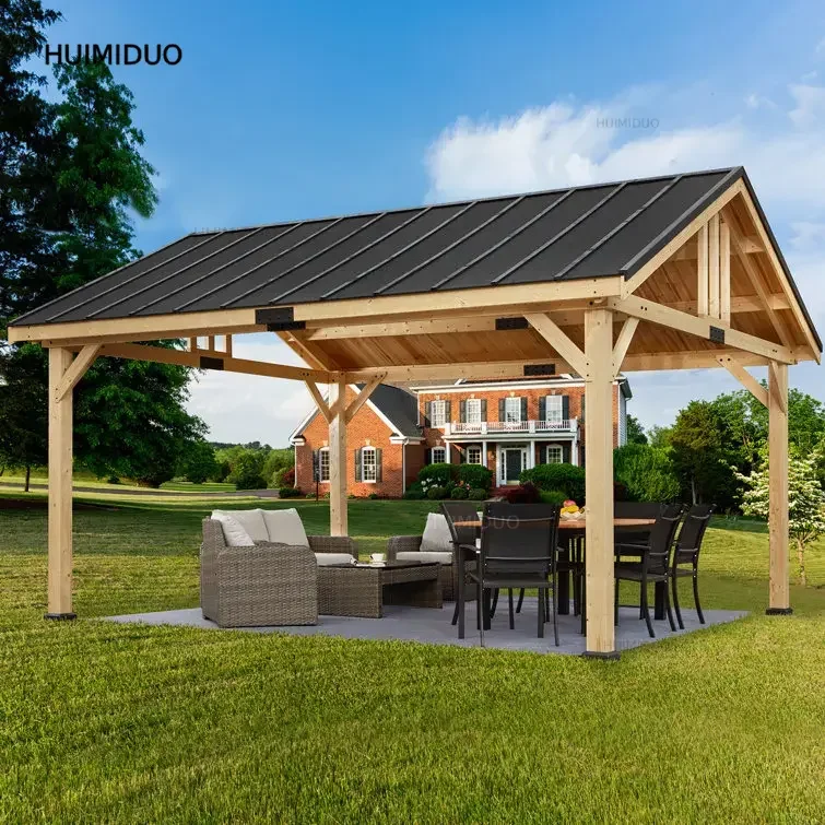 LongTai Modern Automatic Patio Gazebo Outdoor Arches Bioclimatic Aluminium Pergola Opening Louvred Roof
