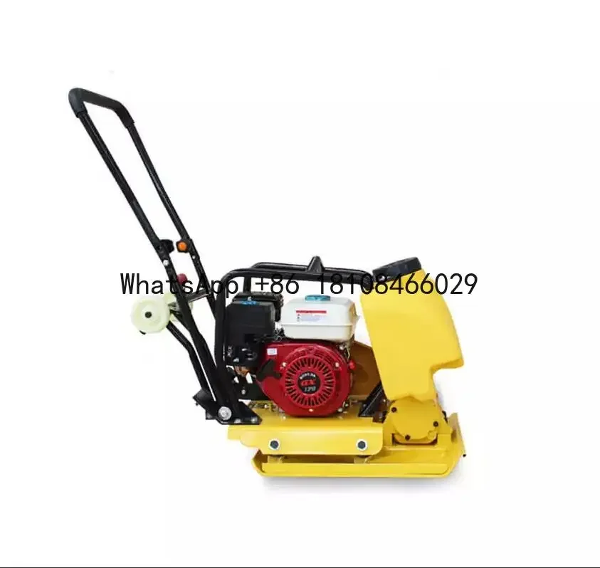 

Manual push plate tamper compactor with compaction depth