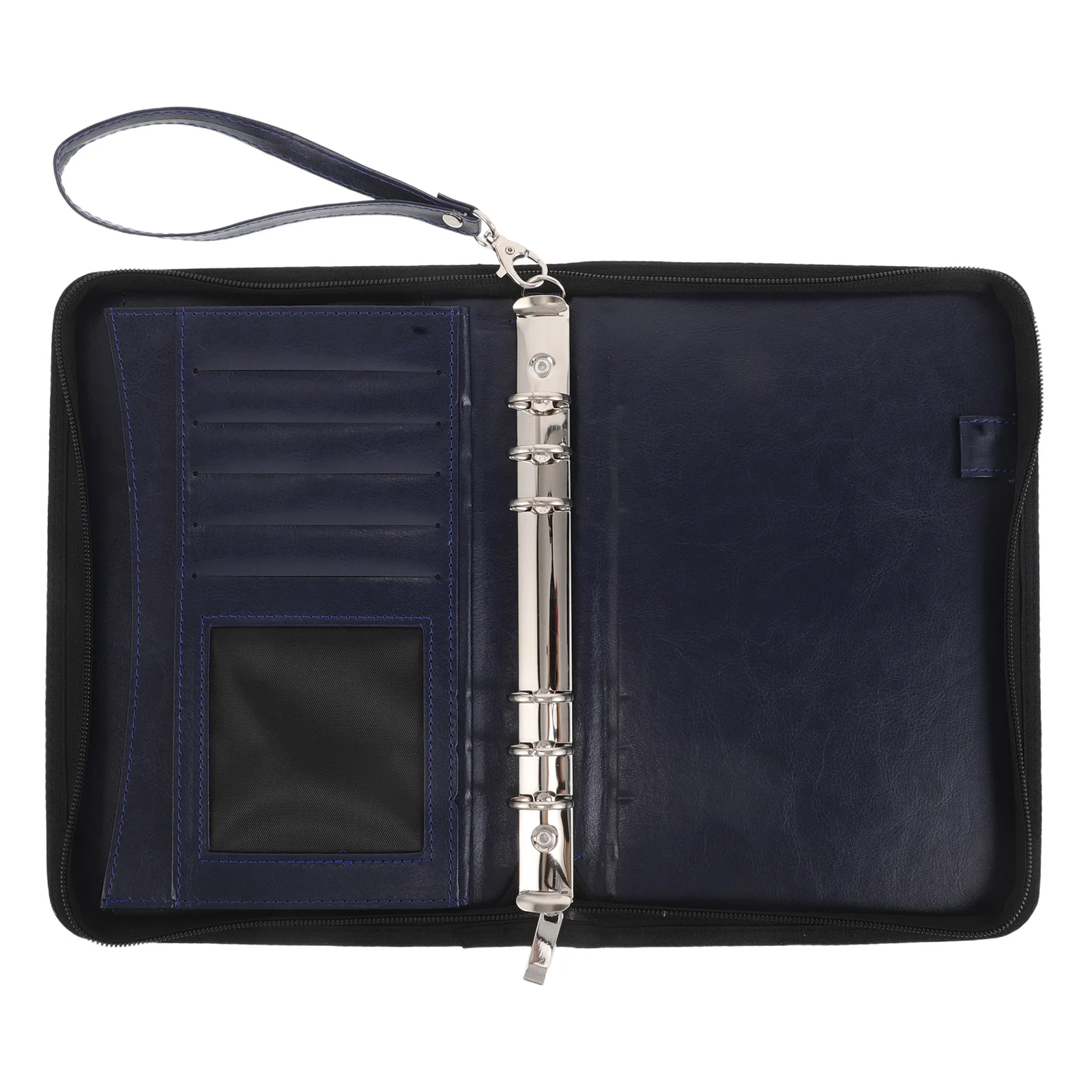 

Zipper Binder Organizer Refillable Looseleaf Padfolio Compact Portfolio Folder For Office Business Use Document Holder Journal