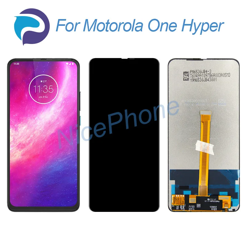 for Motorola One Hyper LCD Display Touch Screen Digitizer Replacement 6.5