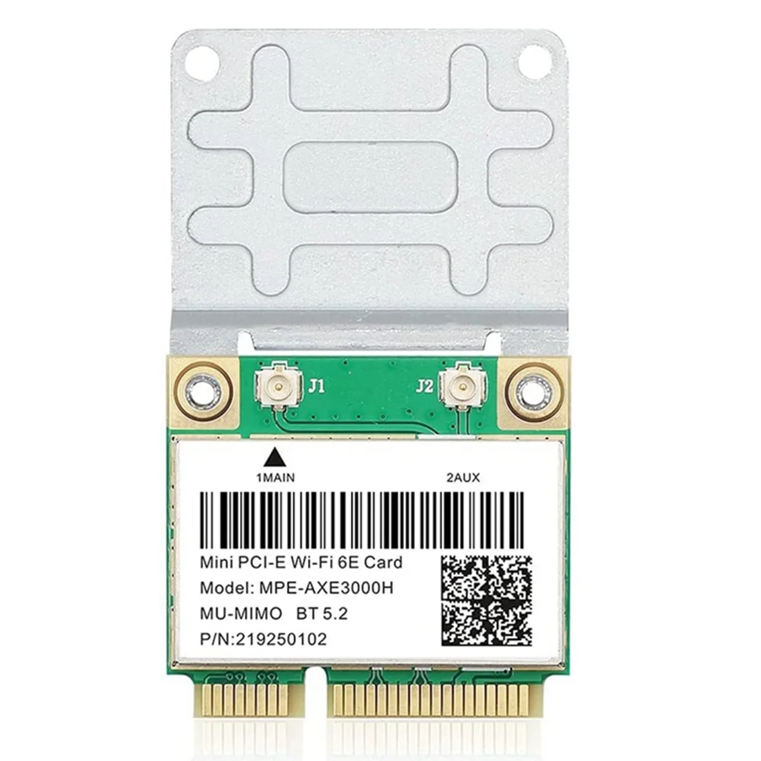 

MPE-AXE3000H Беспроводная карта Wi-Fi 6E 5374 Мбит/с AX210 Mini PCIE Wi-Fi-карта Bluetooth 5.2 802.11AX 2,4G/5G/6Ghz Wlan Wi-Fi-карта