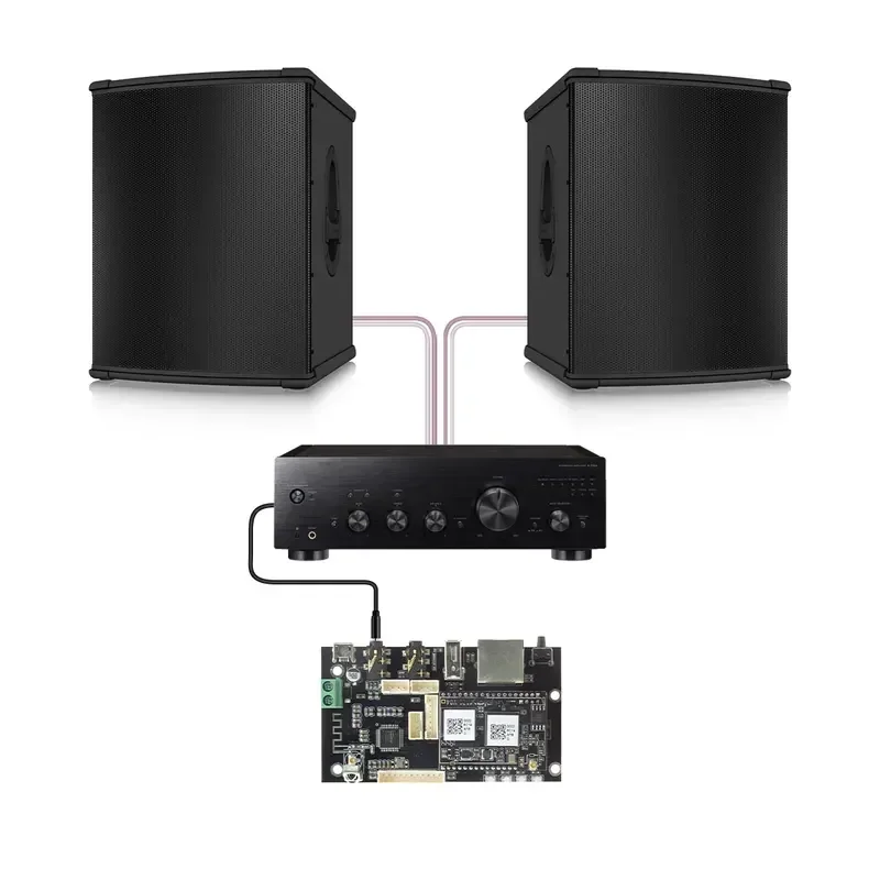 Pro V3 WiFi وBT متعدد الغرف APP استقبال الصوت لوحة دارات مطبوعة لاسلكية مع راديو الإنترنت Airplay Dlna