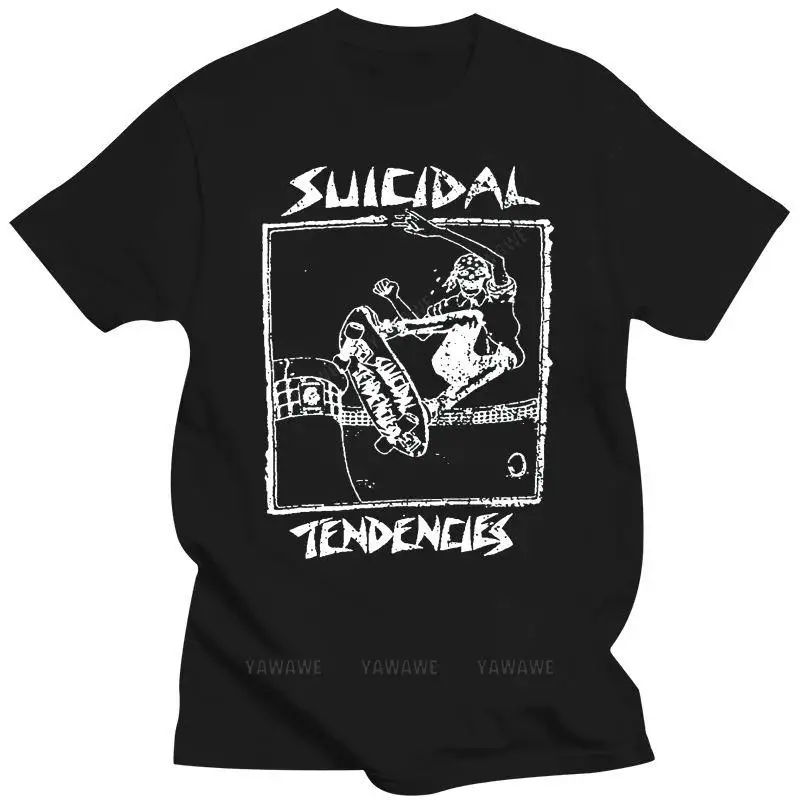 SUICIDAL TENDENCIES Official LANCE SKATER LIMITED EDITION T-SHIRT Dogtown Punk New  Fashion Oversized cotton Mens TShirts