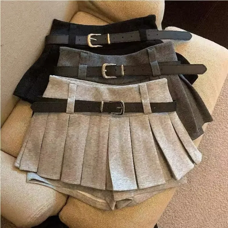 

Юбки женские уютные винтажные элегантные осенние Y2k плиссированные нежные офисные женские темпераментные мини-Faldas повседневные корейские модные юбки Harajuku