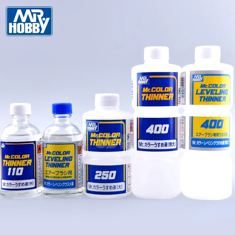 Mr.hobby Diluent Paint T101 Nitrocellulose Blue Label Model Coloring Pen Coating Spray Cleaning Primer