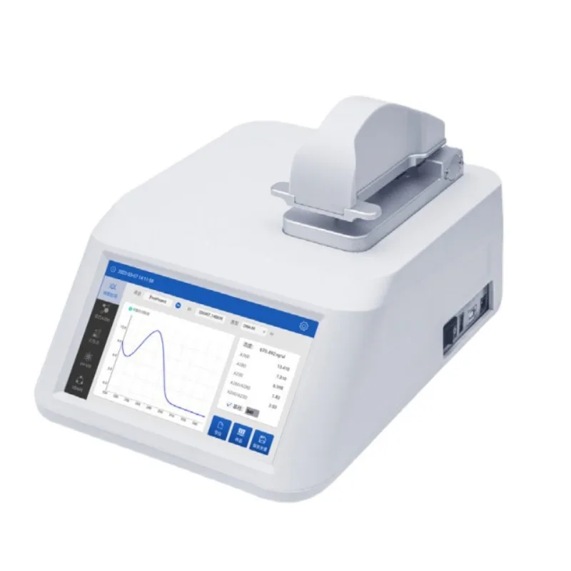 Ultra-micro spectrophotometer nucleic acid protein analyzer xenon lamp full wavelength fluorescence detection