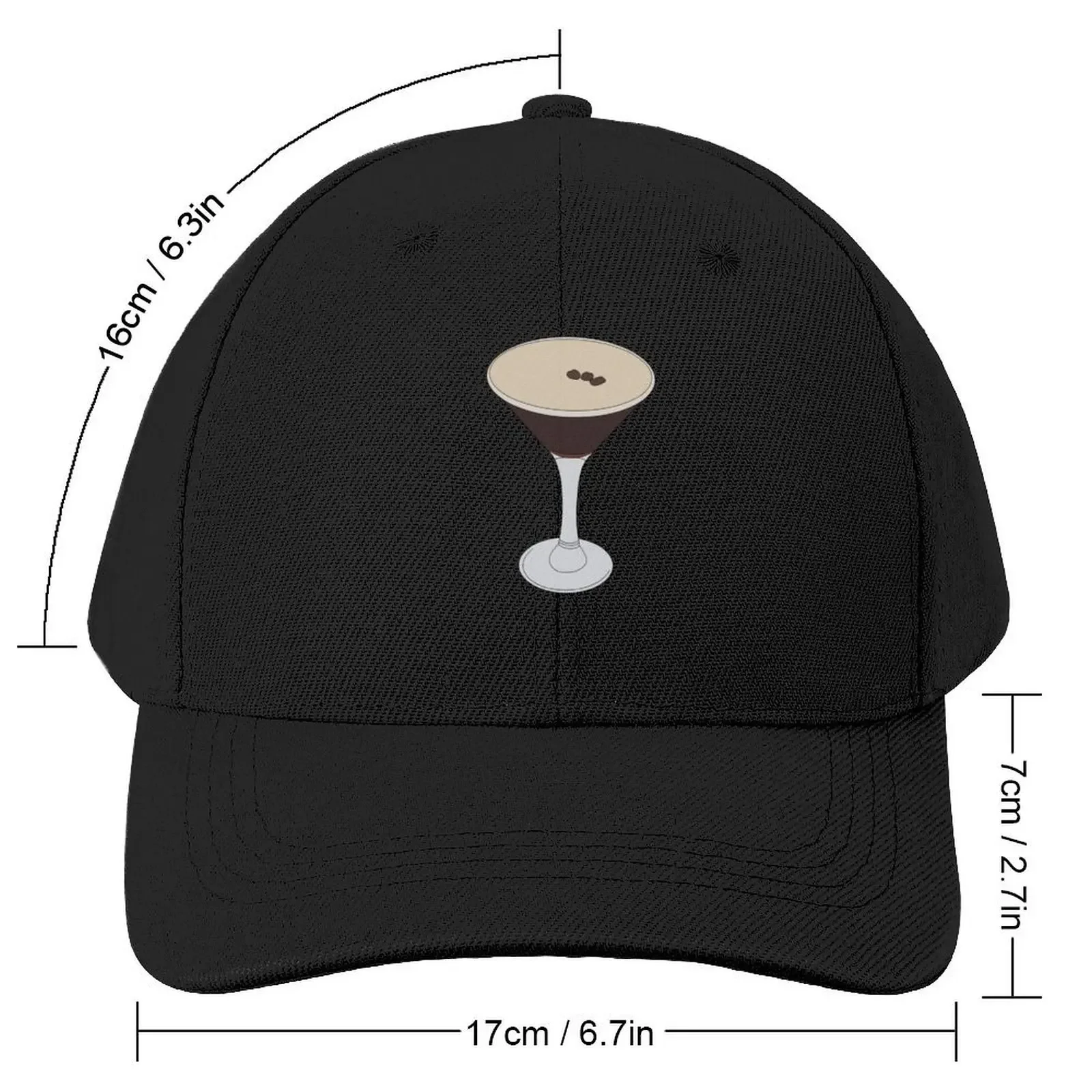 Espresso Martini Baseball Cap Hat Man For The Sun Hat Luxury Brand Dropshipping Rave Men's Baseball Women's