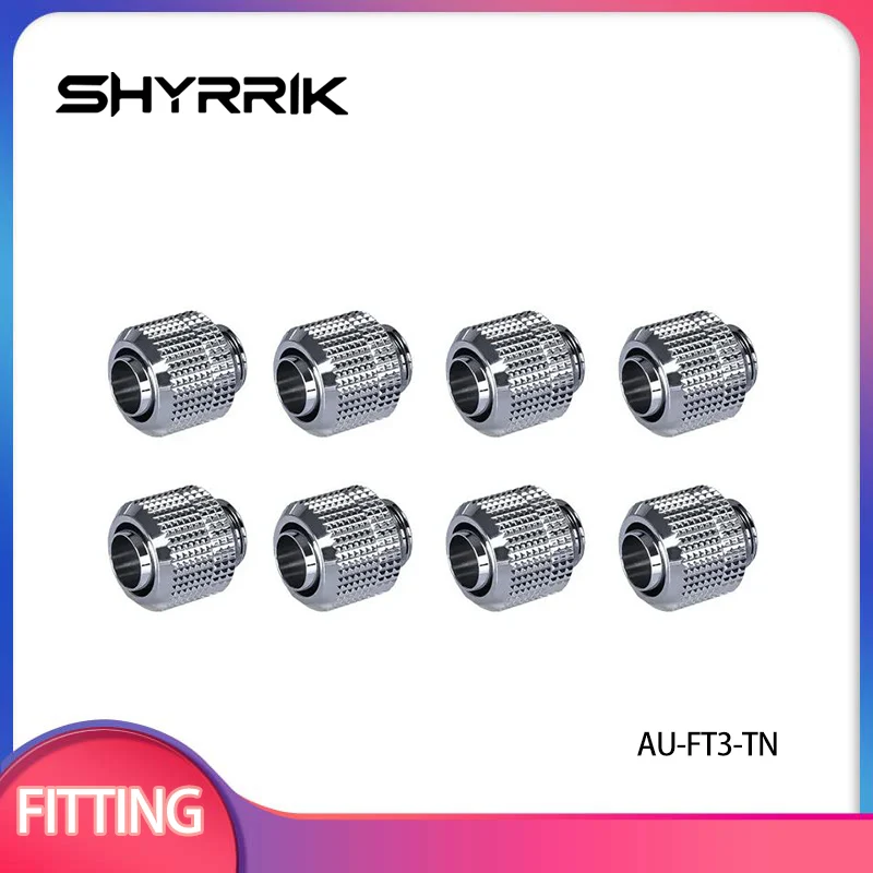 

Shyrrik 6pcs/8pcs Fitting for Inside Diameter 10mm+Outside Diameter 16mm or ID9.5+OD12.7mm Hose 3/8"ID X 5/8"OD Tubing Connector