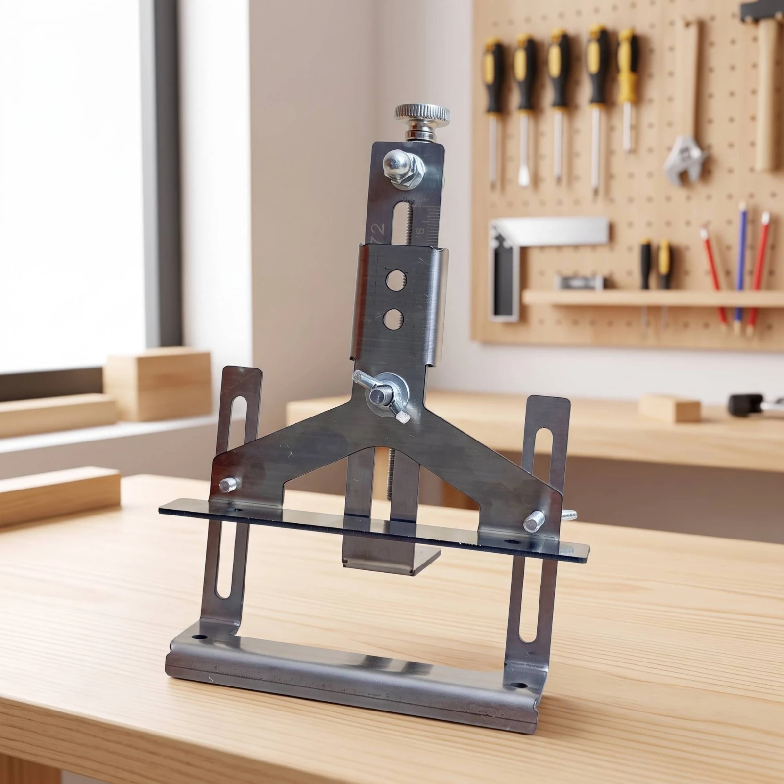 Router Trimmer Guide Base Stable Router Base with Double Fence Woodworking Jig Heavy Duty Tool Long-Lasting for Woodworkers