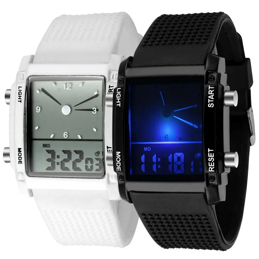 Electronic Wrist Watch Men Waterproof Digital Display Fashion Couple LED Luminous Digital Watch Student